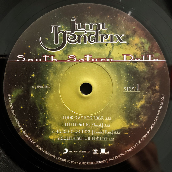 Jimi Hendrix - South Saturn Delta (2xLP, Comp, 180)