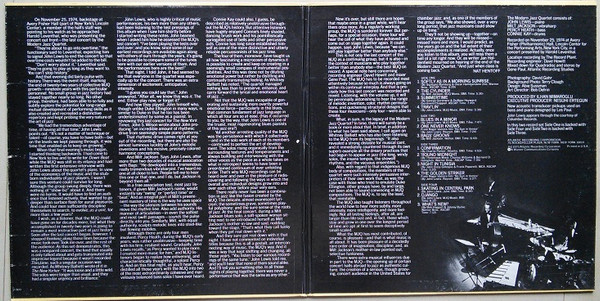 The Modern Jazz Quartet - The Last Concert (2xLP, Album, Gat)