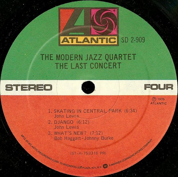 The Modern Jazz Quartet - The Last Concert (2xLP, Album, Gat)