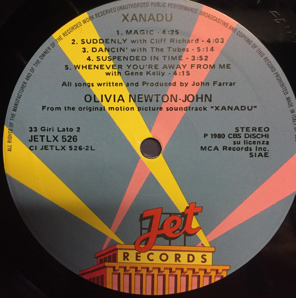Olivia Newton-John / Electric Light Orchestra - Xanadu (From The Original Motion Picture Soundtrack) (LP, Album, RP, Gat)