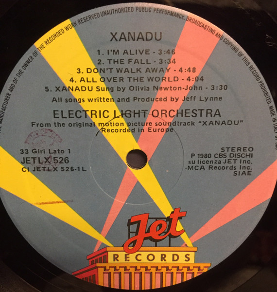 Olivia Newton-John / Electric Light Orchestra - Xanadu (From The Original Motion Picture Soundtrack) (LP, Album, RP, Gat)