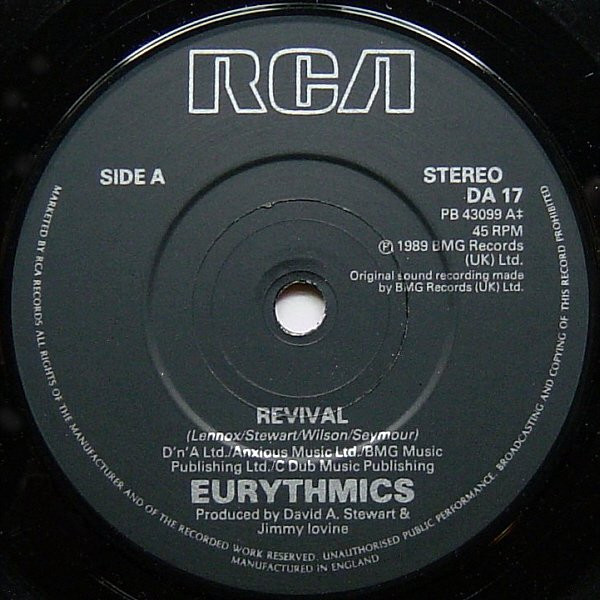 Eurythmics - Revival (7