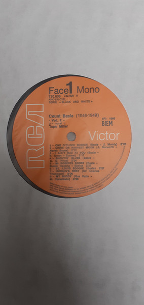 Count Basie - (1946-1949) Volume 2 (LP, Comp, Mono)