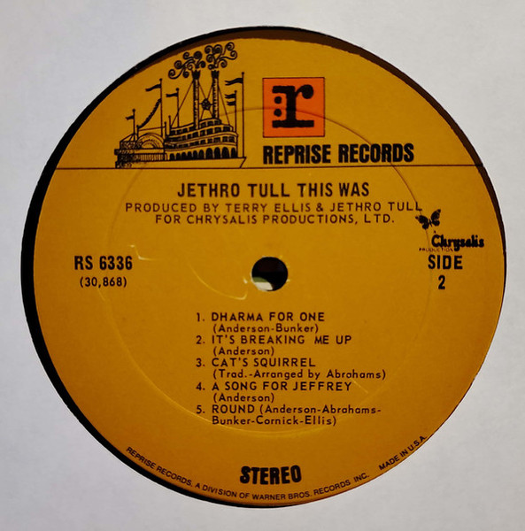 Jethro Tull - This Was (LP, Album, RP, San)