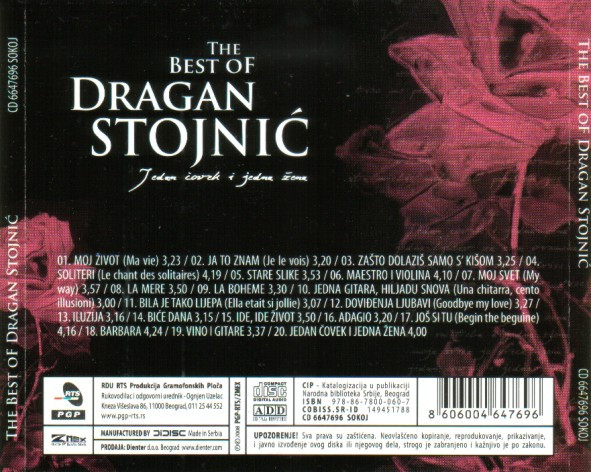 Dragan Stojnić - The Best Of Dragan Stojnić (Jedan Čovek I Jedna Žena) (CD, Comp, RE, RM)