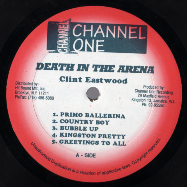 Clint Eastwood - Death In The Arena (LP, Album, RE)