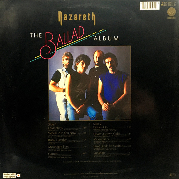 Nazareth (2) - The Ballad Album (LP, Comp)