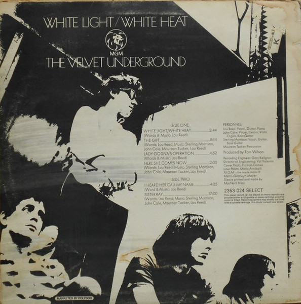 The Velvet Underground - White Light/White Heat (LP, Album, RE)