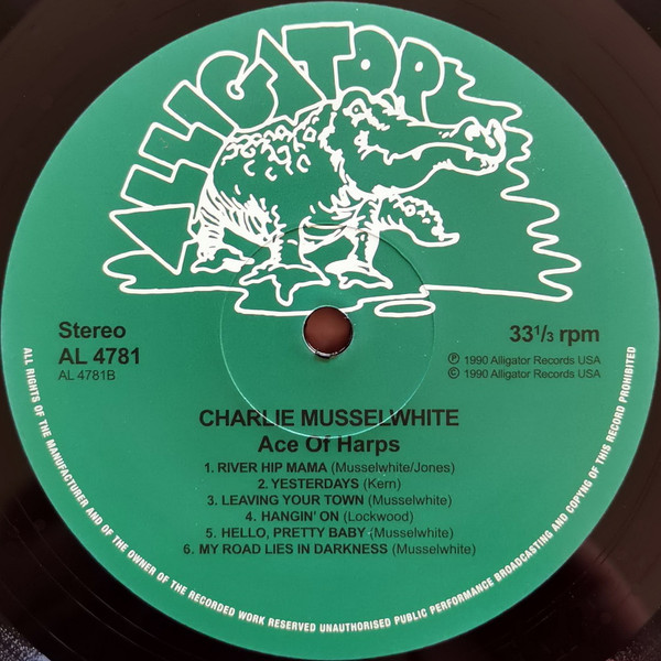 Charlie Musselwhite - Ace Of Harps (LP, Album, RE, 180)