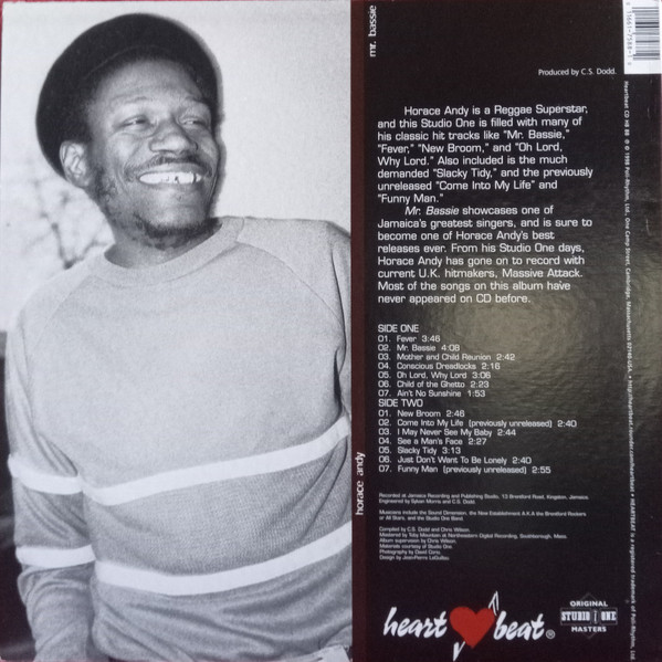 Horace Andy - Mr. Bassie  (LP, Comp, Bla)