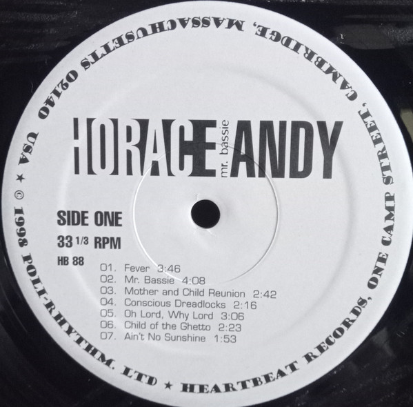 Horace Andy - Mr. Bassie  (LP, Comp, Bla)