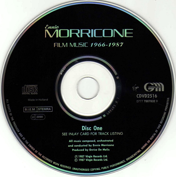 Ennio Morricone - Film Music 1966-1987 (2xCD, Comp, RE)