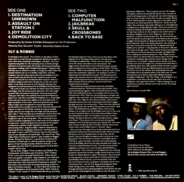 Sly & Robbie - A Dub Experience (LP, Album)