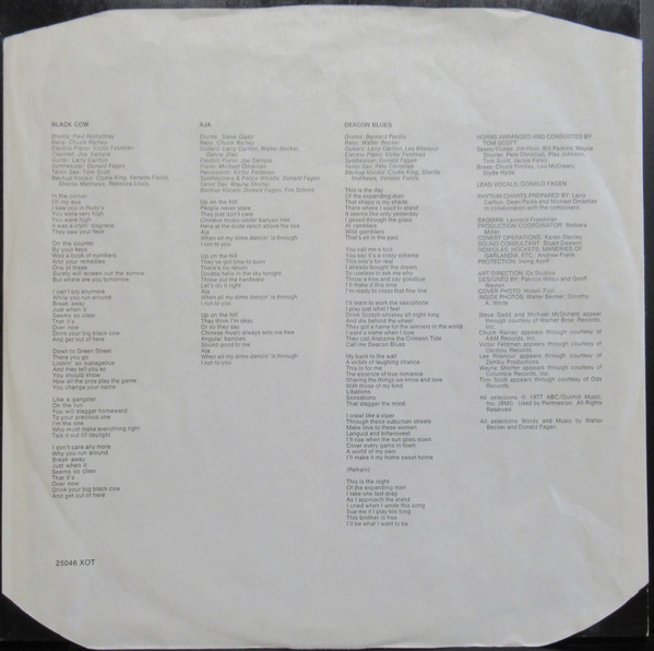 Steely Dan - Aja (LP, Album, Gat)