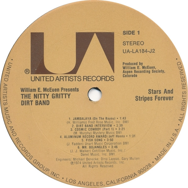 Nitty Gritty Dirt Band - Stars And Stripes Forever (2xLP, Album, RP, Gat)