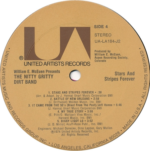 Nitty Gritty Dirt Band - Stars And Stripes Forever (2xLP, Album, RP, Gat)