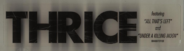 Thrice - The Artist In The Ambulance (CD, Album)
