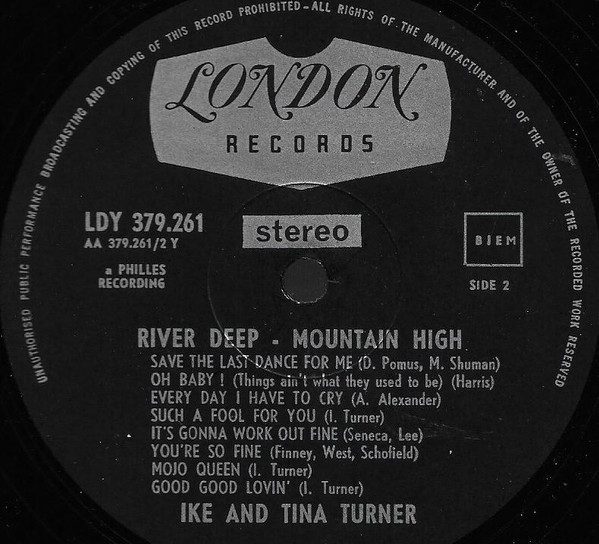 Ike & Tina Turner - River Deep - Mountain High (LP, Album)