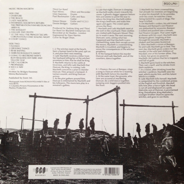 Third Ear Band - Music From Macbeth (LP, Album, RE)