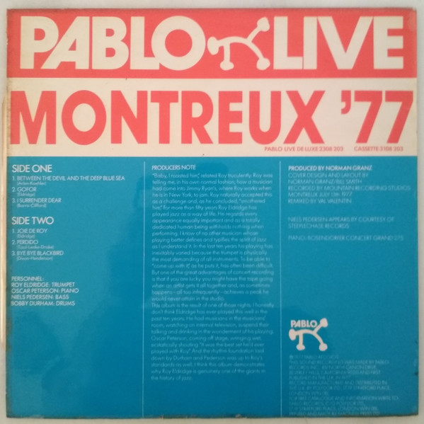 Roy Eldridge 4 - Montreux '77 (LP, Album)