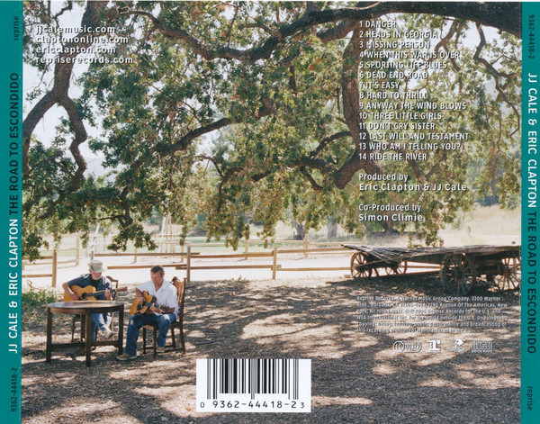 JJ Cale* & Eric Clapton - The Road To Escondido (CD, Album, RP)