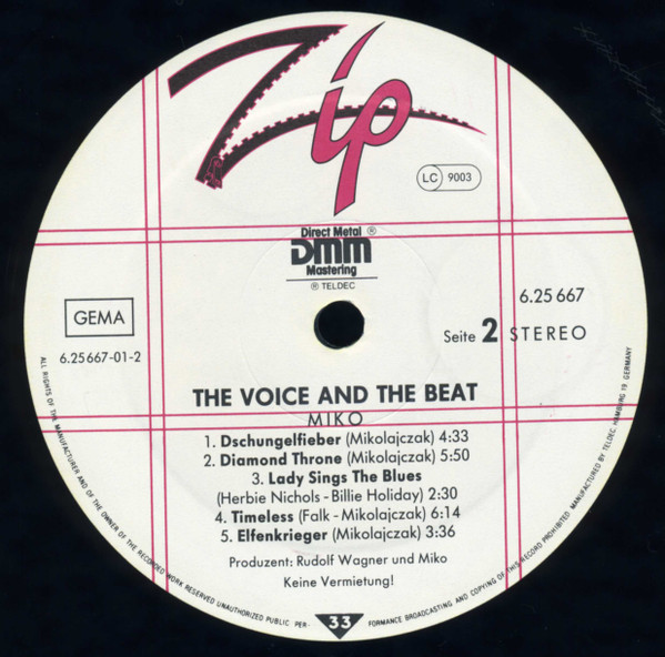 Miko* - The Voice And The Beat (LP, Album)