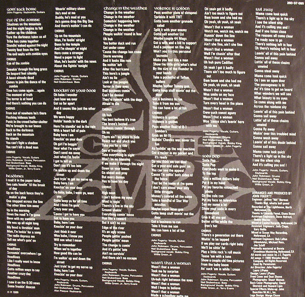 John Fogerty - Eye Of The Zombie (LP, Album)