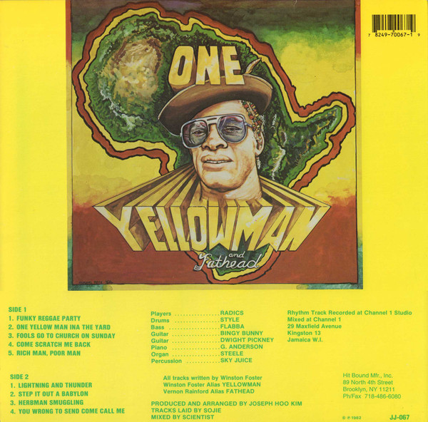 Yellowman And Fathead* - One Yellowman (LP, Album, RE)