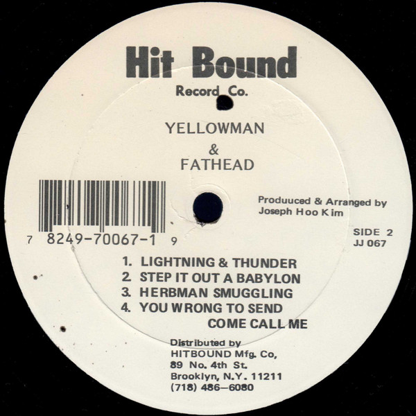 Yellowman And Fathead* - One Yellowman (LP, Album, RE)