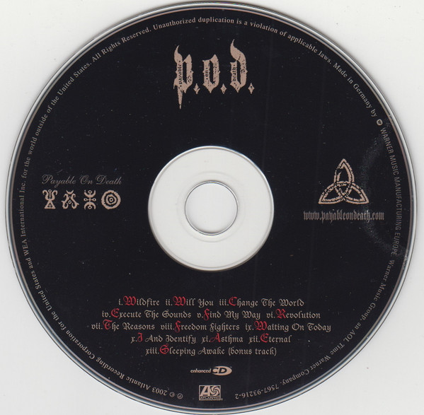 P.O.D. - Payable On Death (CD, Album, Copy Prot., Enh + DVD-V)