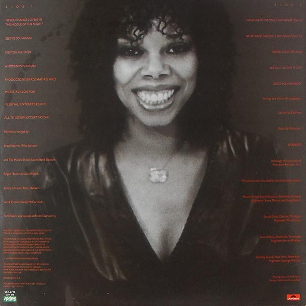 Millie Jackson - A Moment's Pleasure (LP, Album, Mixed)