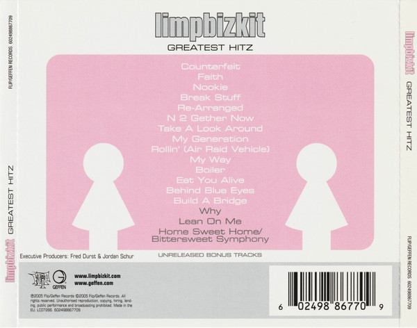 Limpbizkit* - Greatest Hitz (CD, Comp)