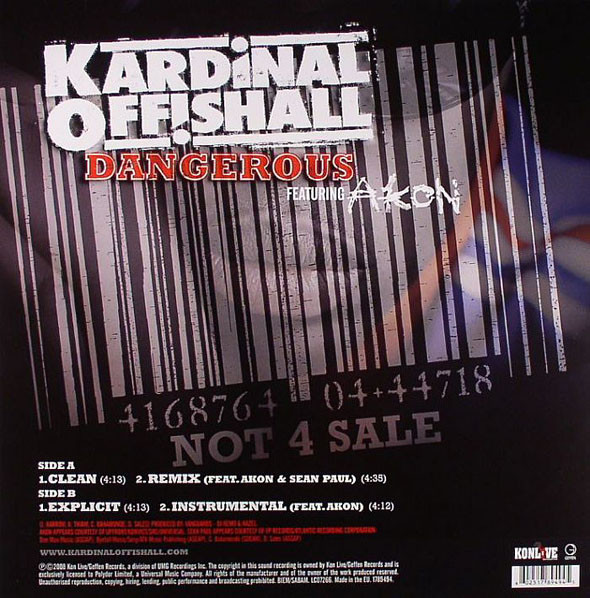 Kardinal Off!shall* Featuring Akon - Dangerous (12