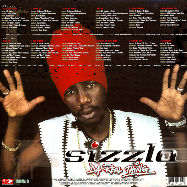 Sizzla - Da Real Thing (LP, Album)