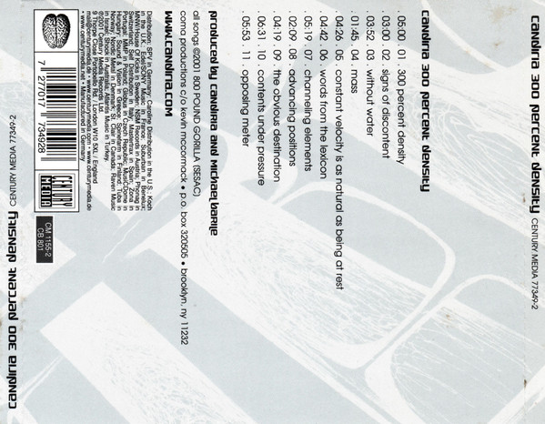 Candiria - 300 Percent Density (CD, Album)