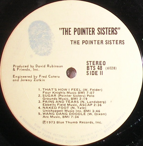 The Pointer Sisters* - The Pointer Sisters (LP, Album, Ter)
