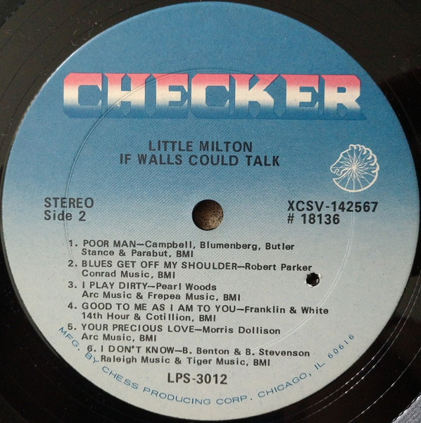 Little Milton - If Walls Could Talk (LP, Album, Lab)