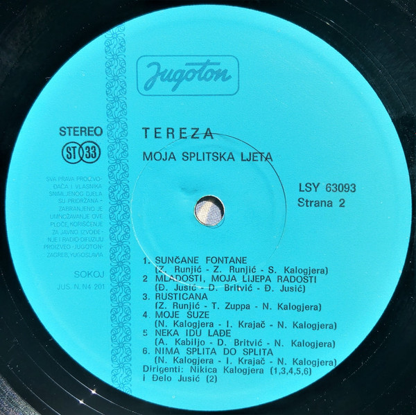 Tereza* - Moja Splitska Ljeta (LP, Comp, Bri)