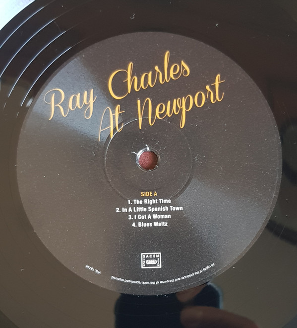 Ray Charles - Ray Charles At Newport (LP, Album, Ltd, RE, RM, 180)