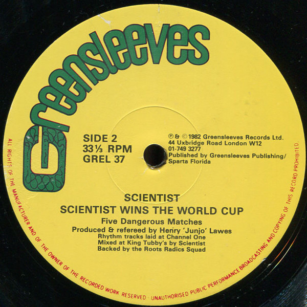 Scientist - Scientist Wins The World Cup (LP, Album)