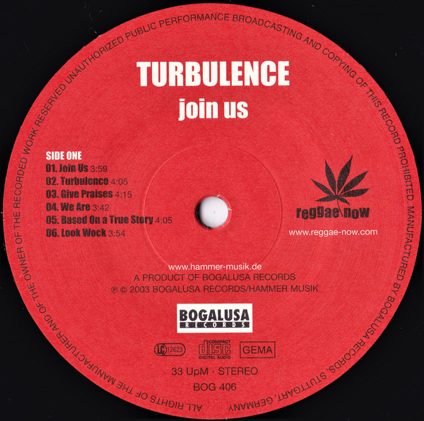 Turbulence (4) - Join Us (LP, Album)