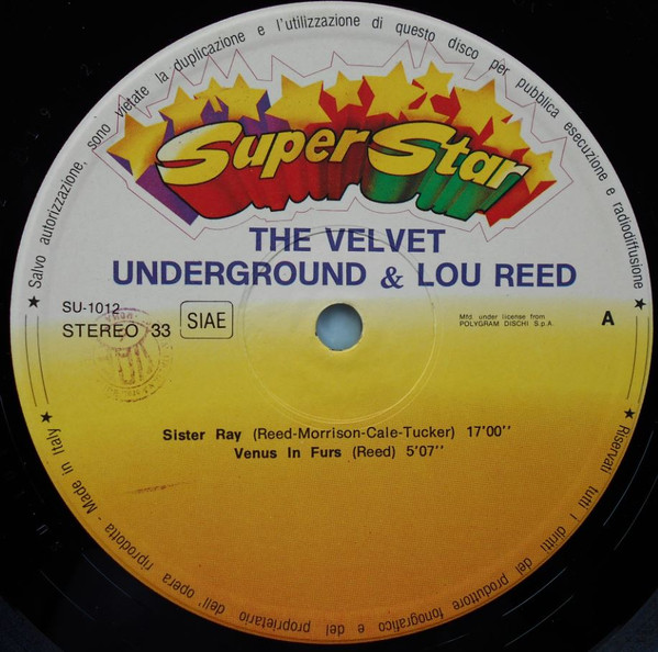 Lou Reed & Velvet Underground* - The Velvet Underground & Lou Reed (LP, Comp)