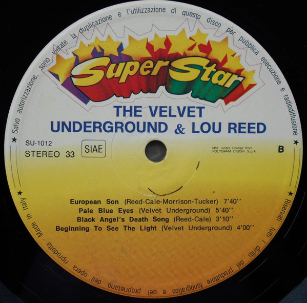 Lou Reed & Velvet Underground* - The Velvet Underground & Lou Reed (LP, Comp)