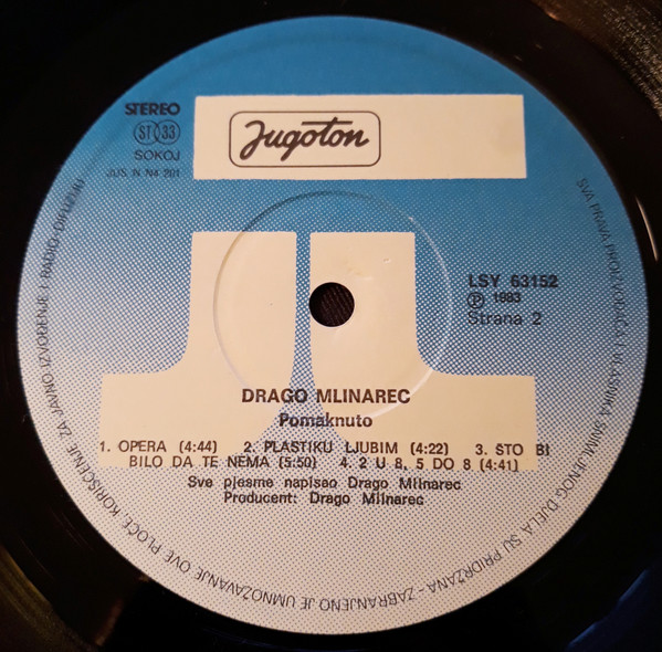Drago Mlinarec - Pomaknuto (LP, Album)
