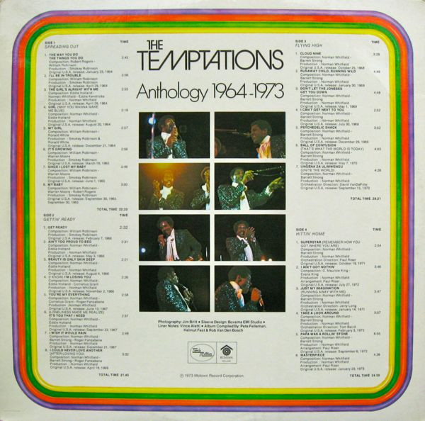 The Temptations - Anthology 1964-1973 (2xLP, Comp)