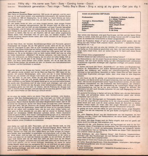 John Bassman Group - Filthy Sky (LP, Album)