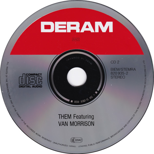 Them (3) Featuring Van Morrison - Them Featuring Van Morrison (2xCD, Comp)