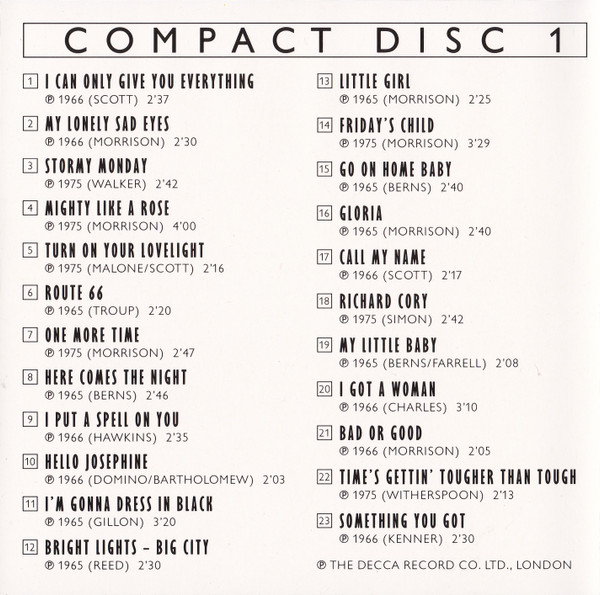 Them (3) Featuring Van Morrison - Them Featuring Van Morrison (2xCD, Comp)