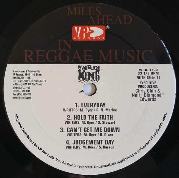 Warrior King - Hold The Faith (2xLP, Album)