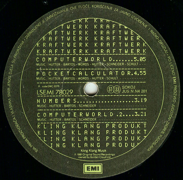 Kraftwerk - Computer World (LP, Album)